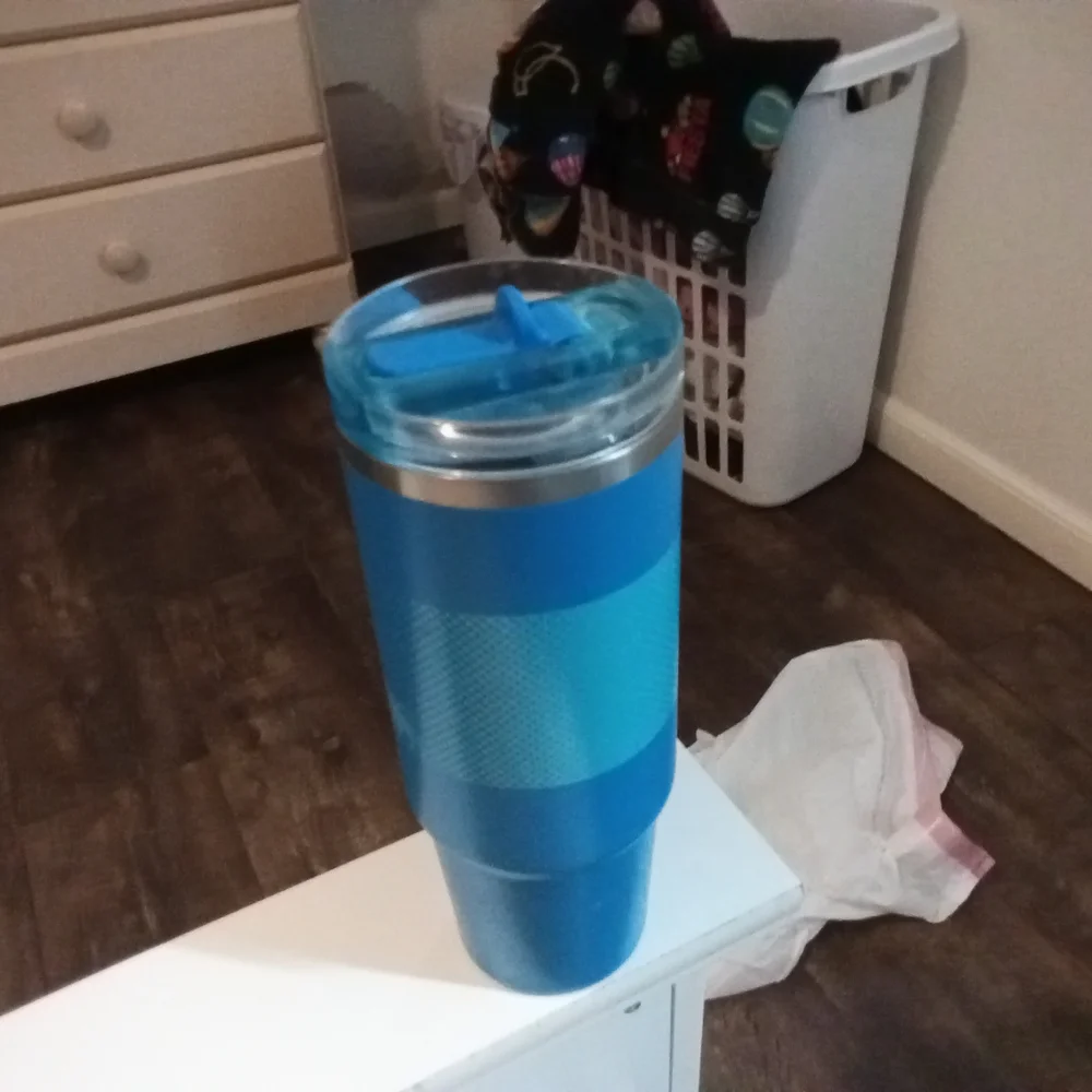 Stanley Vibrant Blue Travel Mug - Picture 2 of 2